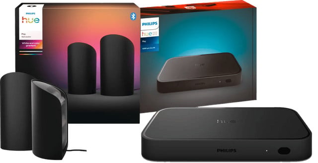 Philips Hue Play Wall Washer Zwart Duo Pack met HDMI Sync Box 8K