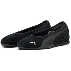 PUMA Catch Soleil Suede Ballerinas Damen 01 - PUMA black/PUMA white 37.5