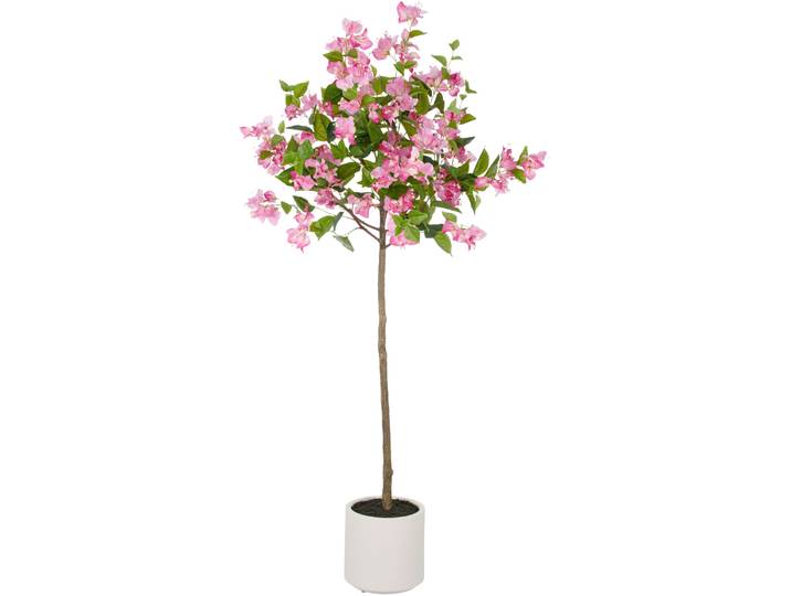 Kunstbaum CREATIV GREEN Bougainvillea , pink (pink, creme), H:150cm, Kunststoff, Kunstpflanzen, Kunstbaum, mit zahlreichen Blüten