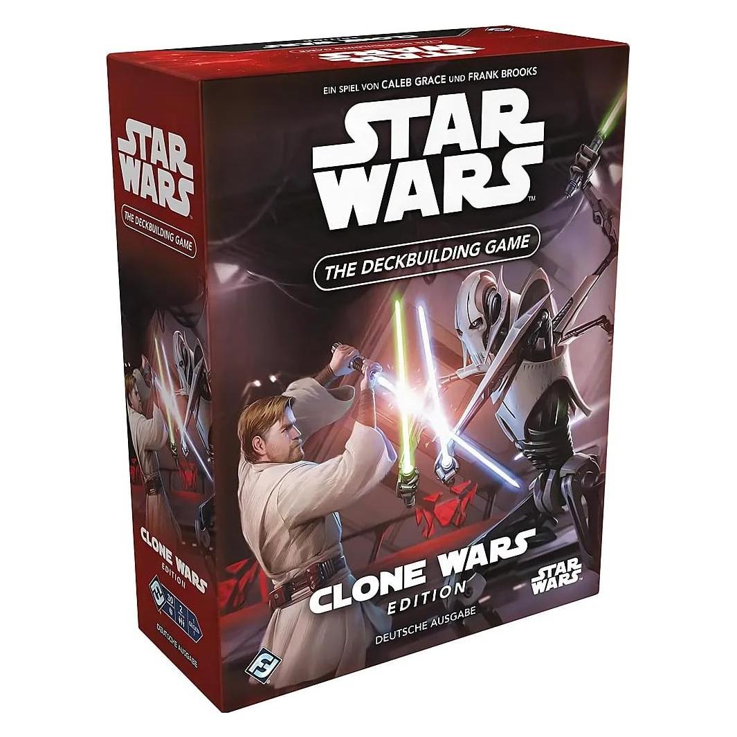 FFG FFGD3010 - Star Wars: The Deckbuilding Game - Clone Wars Edition (Deutsch, 2 Spieler) (FFGD3010)