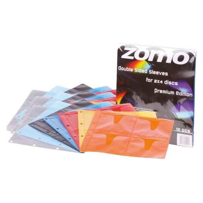 Zomo CD Sleeve 10 x 8 CDs Premium Edition Schwarz (33053010)