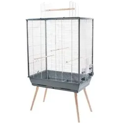Zolux Neo Jili XL bird cage gray 81x48x132cm, Gehege