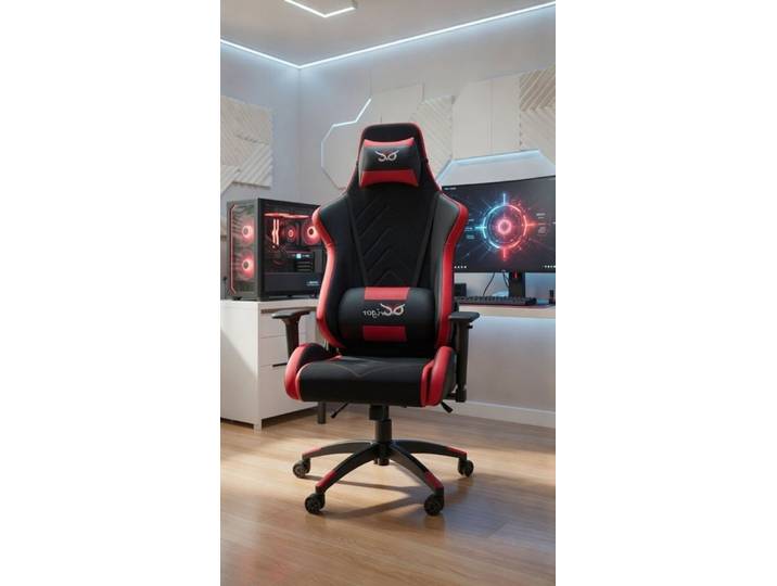 Xlmoebel Esszimmerstuhl Ergonomischer Gaming Sessel in Rot für optimalen Komfort, Made in Europa