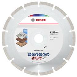 Bosch Accessories 2608615043 2608615043 Diamanttrennscheibe Durchmesser 180 mm Bohrungs-Ø 22.23 mm Beton, Ziegel, Weichgestein 10 St.