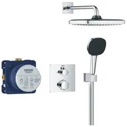 Grohe Precision Thermostat Duschsystem 34882000 Unterputz mit Vitalio Comfort 250, chrom