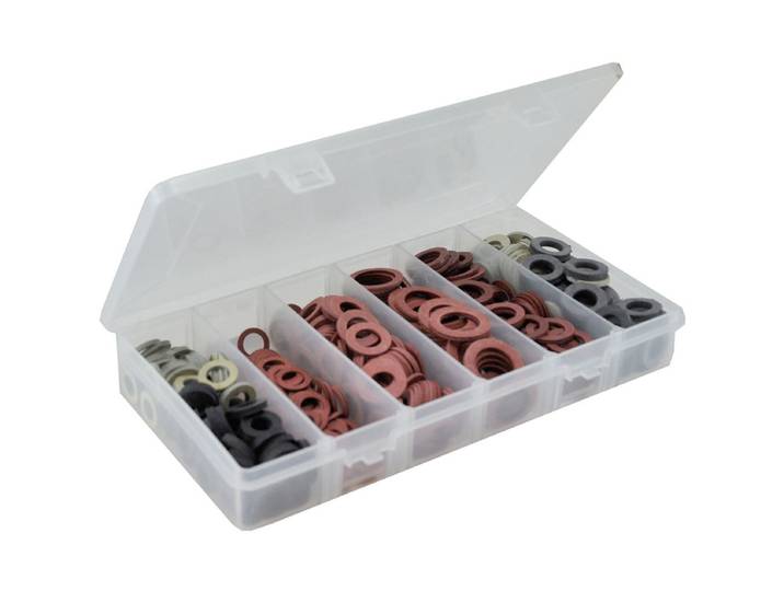 Riko Pakkingsassortiment Fiber- en Rubberringen - 550 stuks
