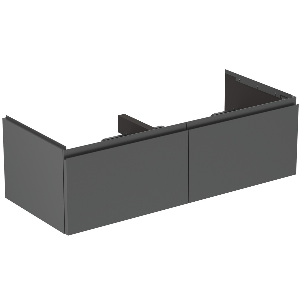 Ideal Standard Möbeldoppel-Waschtischunterschrank Finesse 1200x505x370mm 2 Auszüge Anthrazit matt, E E3398Y2