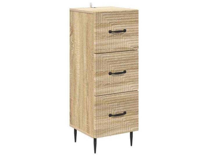 Caisson de bureau - desserte de bureau Vidaxl Armoire à tiroirs Chêne Sonoma 33 x 34 5 x 89 5 cm