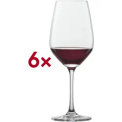 Zwiesel Glas 6x Burgunder Rotweinglas »Viña« 415 ml rot, 21.7 cm
