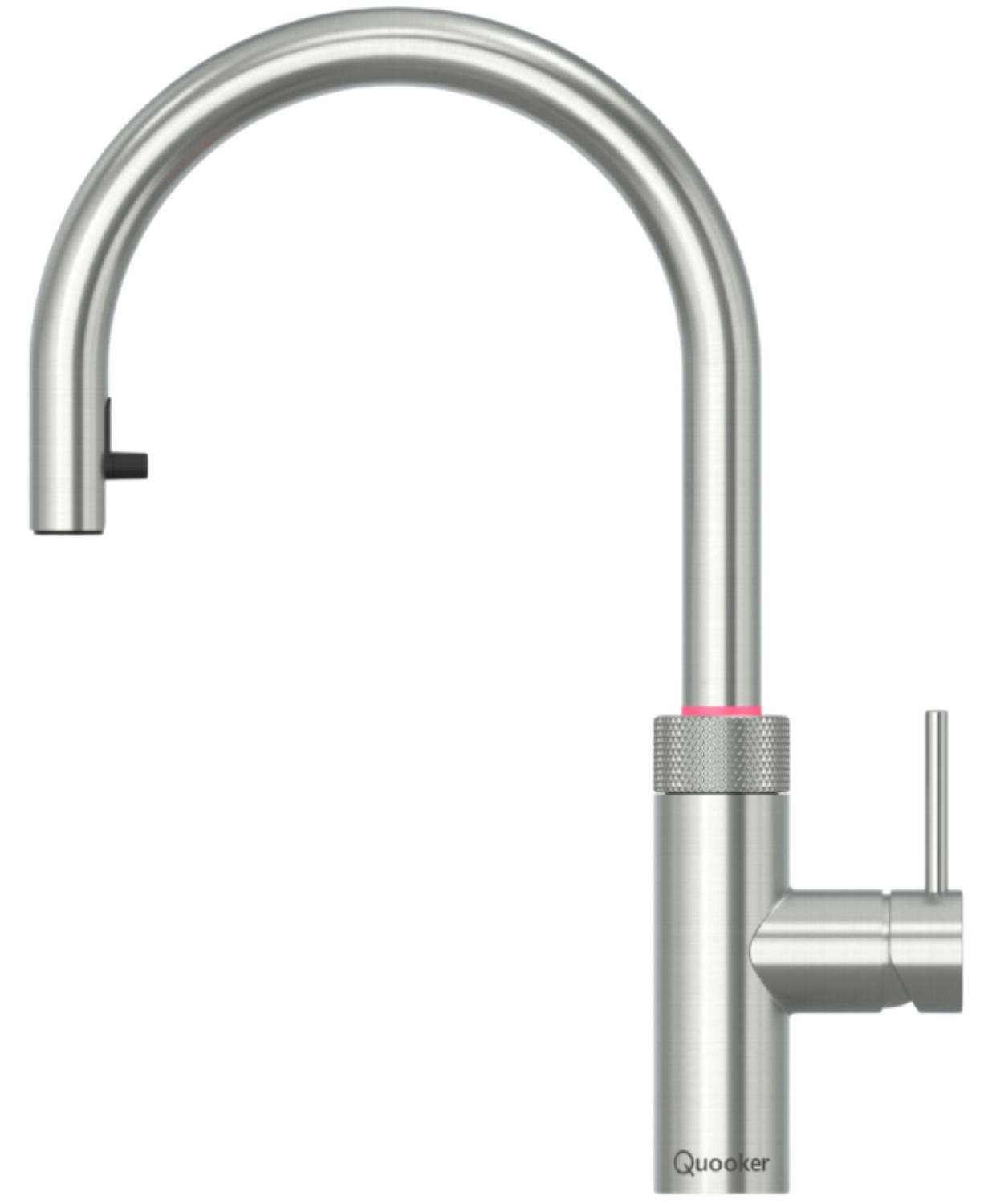 Quooker Flex, Voll-Edelstahl, mit Combi Heißwasser Reservoir, 22XRVS Combi