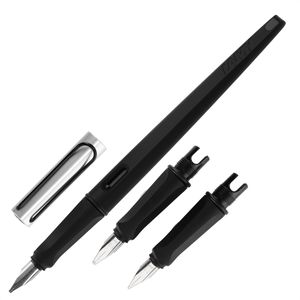 Lamy Kalligraphie-Stift joy AL 011, schwarz, Füller mit 3 Federn