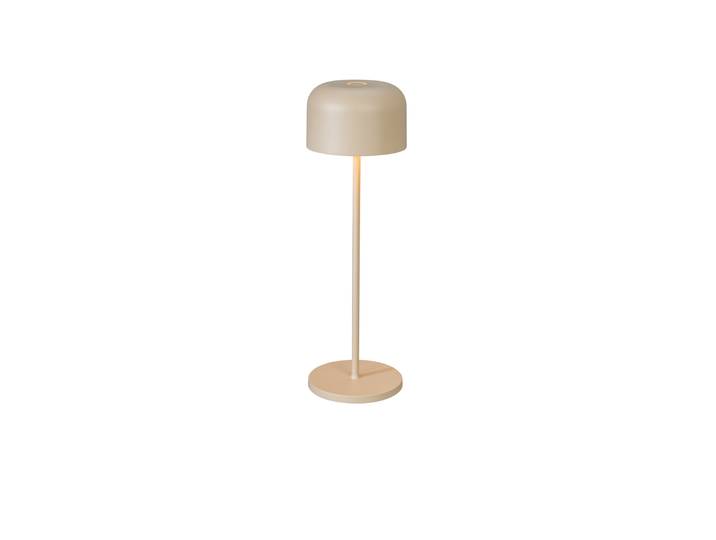 Konstsmide LED Tischleuchte Lille sandfarben Indoor/Outdoor Kabellos 11 x 11 x 36 cm 7834-330
