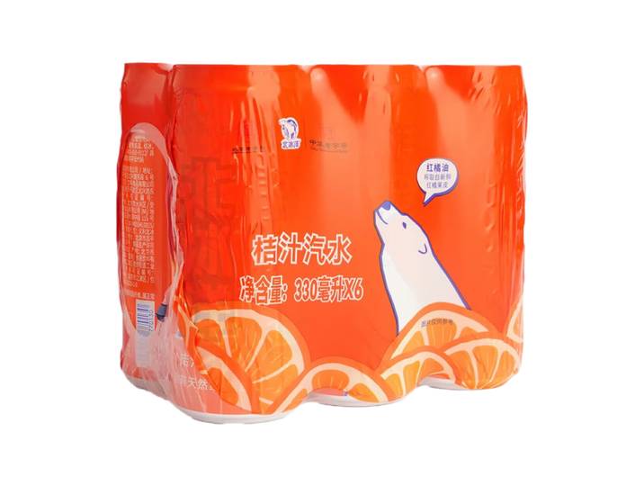 【Anti-gras】Bei Bing Yang Boisson Soda à la Mandarine 330 ml * 6