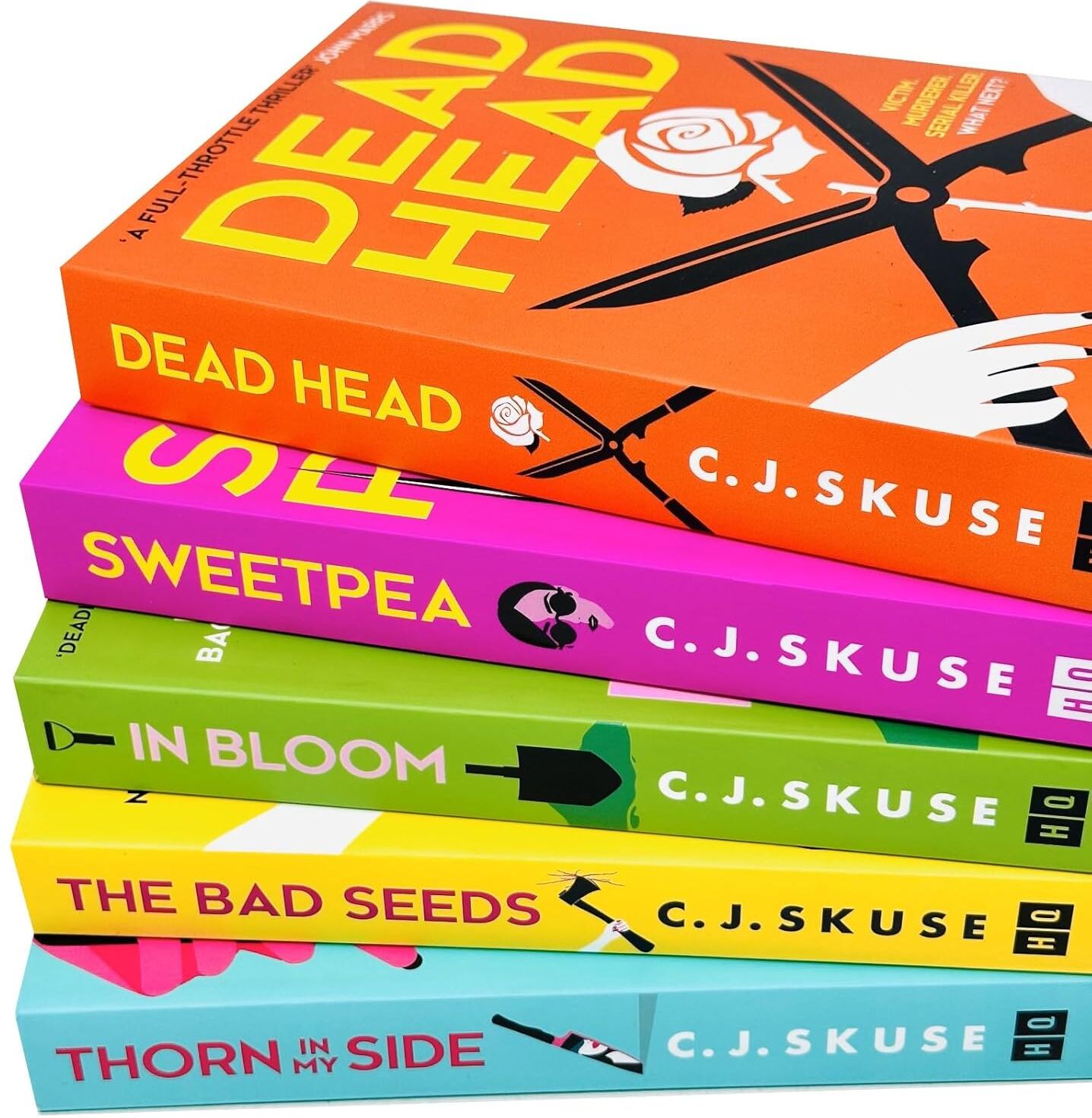 HARPERCOLLINS Sweetpea Series 5 Books Collection Set By C. J. Skuse (Sweetpea, In Bloom, Dead Head, Thorn in my Side and The Bad Seeds)