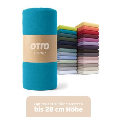 OTTO home "BLACKBERRY in PREMIUM und BASIC Qualität, 100% Baumwolle" für hohe Matratzen bis 28 cm, Bettlaken, Spannbetttuch, Boxspring