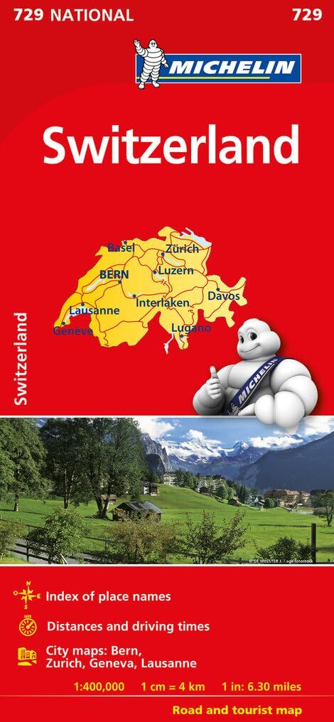 Michelin - Michelin Switzerland Map 729 (Mapas National Michelin) - Preis vom 09.10.2026 07:28:09 h