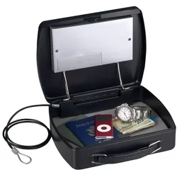 Master Lock® P008EML Tragbarer Tresor schwarz