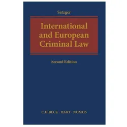 International and European Criminal Law, Fachbücher von Helmut Satzger