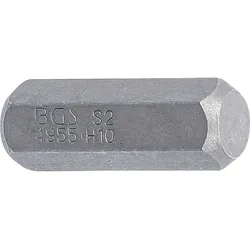 BGS Bit Antrieb Außensechskant 10 mm (3/8") Innensechskant 10 mm - 4955