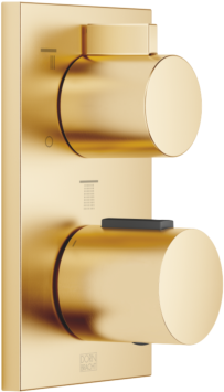 Dornbracht Imo Fertigmontageset 36427670-28 UP-Thermostat, Dreiwege-Mengenregulierung, messing gebürstet