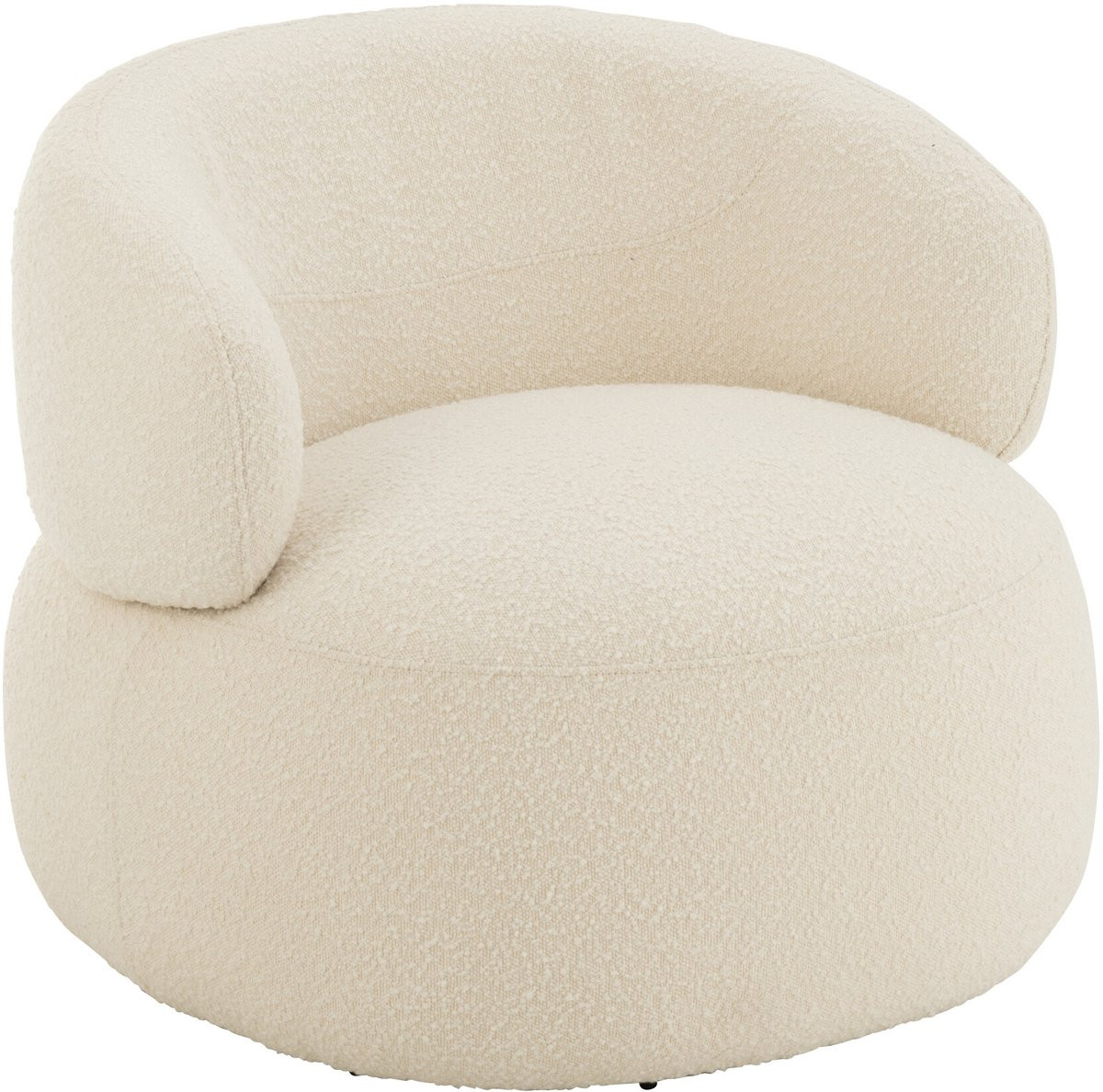 J-Line Draaiende Zetel Shell - Ecru