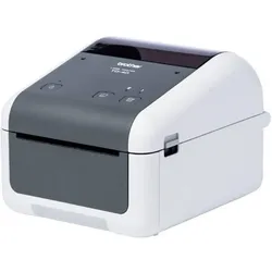 Brother TD-4215D (203 dpi), Etikettendrucker, Weiss, Grau