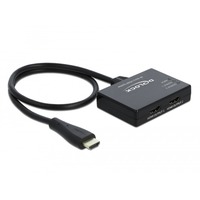 HDMI Splitter 1 x HDMI in > 2 x HDMI out 4K 60 Hz schwarz
