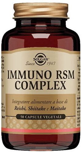 SOLGAR IT. MULTINUTRIENT SpA Solgar - Immuno Rsm 50 Capsule Vegetali per il Supporto del Sistema Immunitario