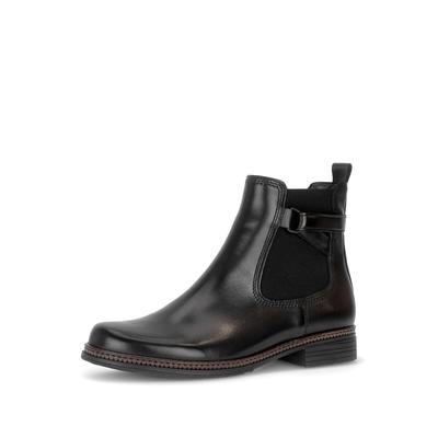 Chelseaboots GABOR "Chelsea Boot", Damen, Gr. 40,5, schwarz, Schuhe Chelseaboots
