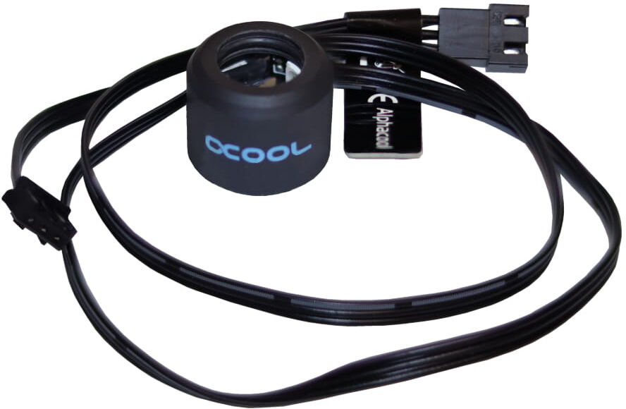 Alphacool Aurora HardTube LED Ring 13mm Deep Black - Digital RGB