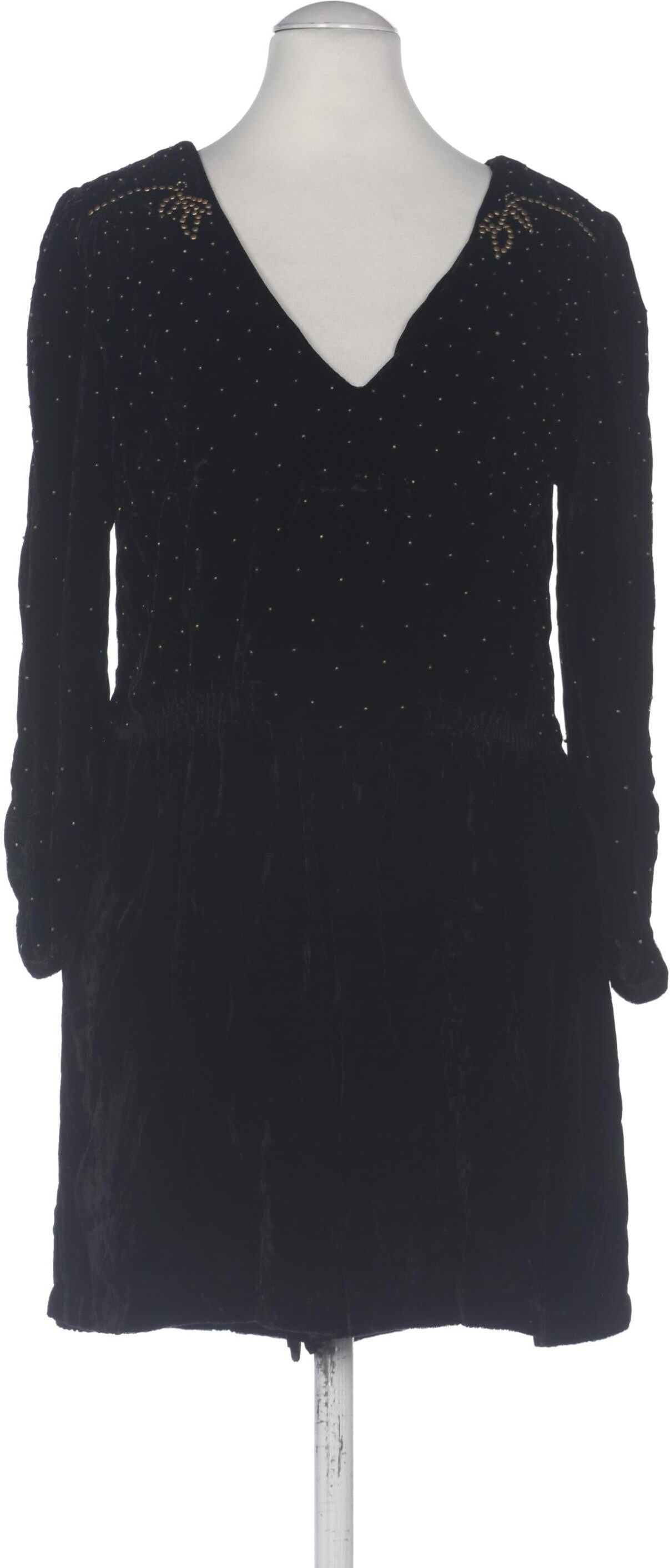 Topshop Damen Overall oder Jumpsuit, Schwarz, Gr. EU 38, Viskose / Seide - Second Hand