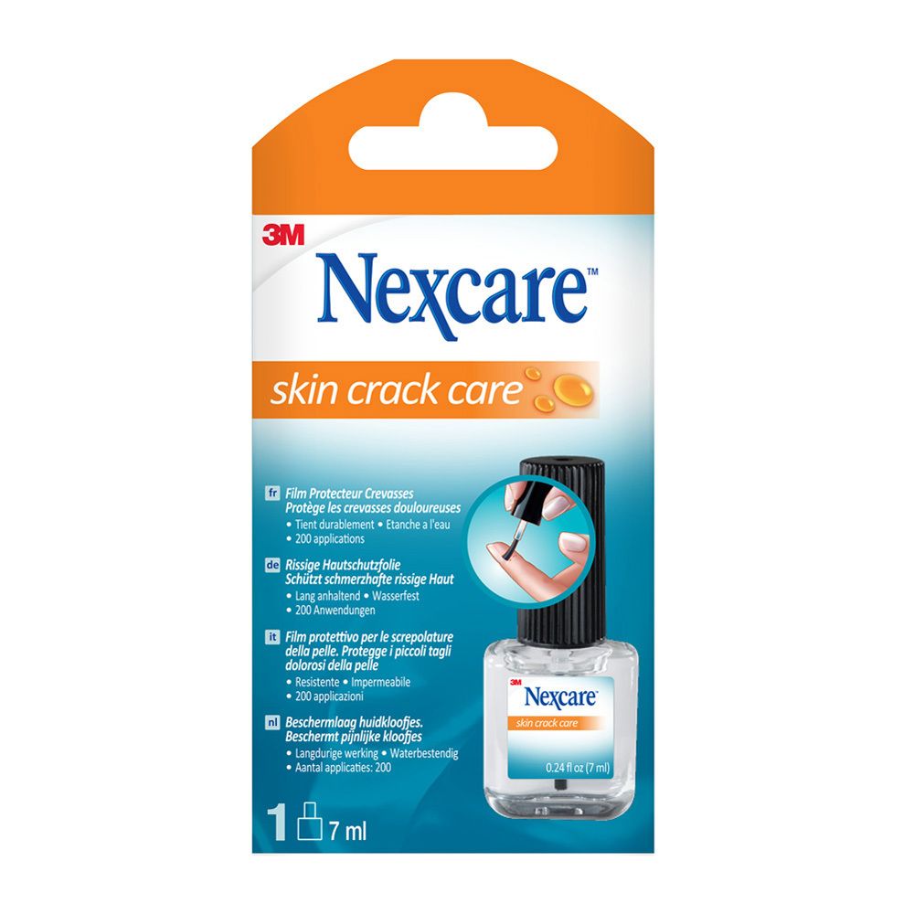Nexcare Skin Crack Care Fläschchen mit Pinsel 7 ml Flüssigkeit