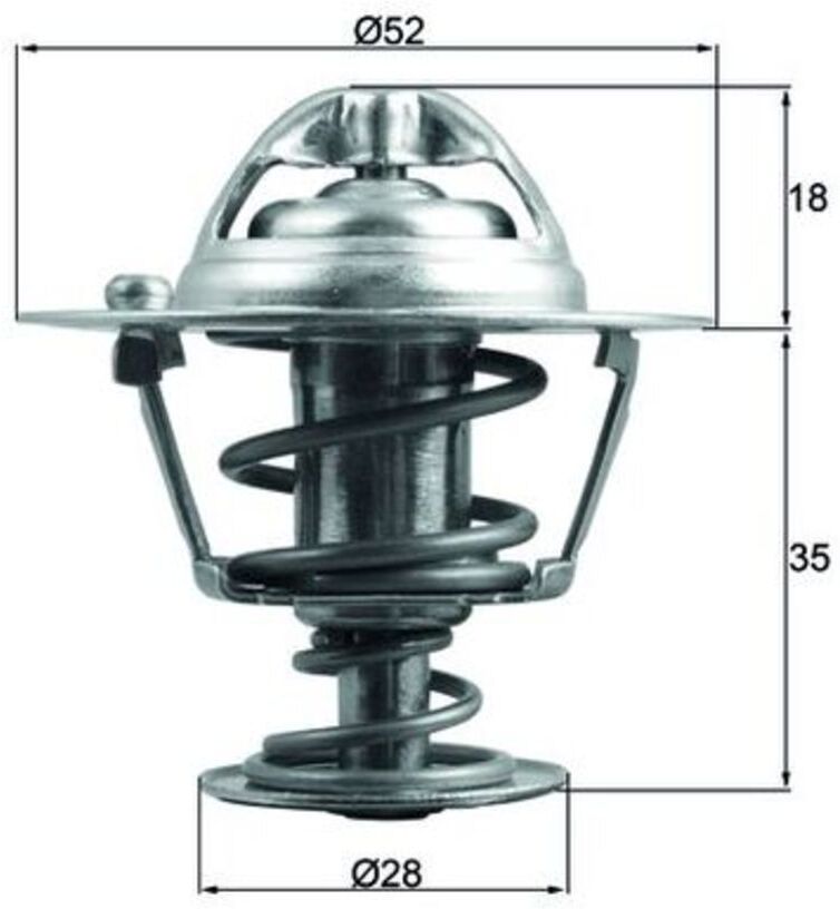 Thermostat MAHLE TX 184 78D