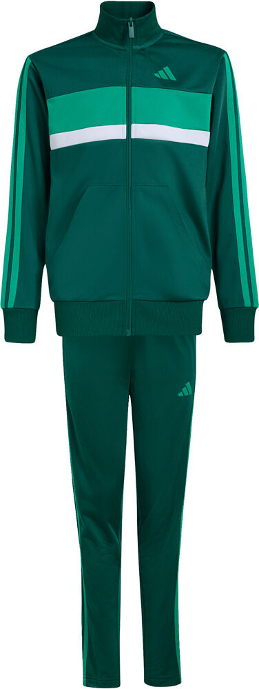 Adidas seasonal essentials tiberio 3 stripes chándal niño Verde (140)