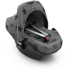 Sonnenverdeck für Babyschalen Graue Sterne