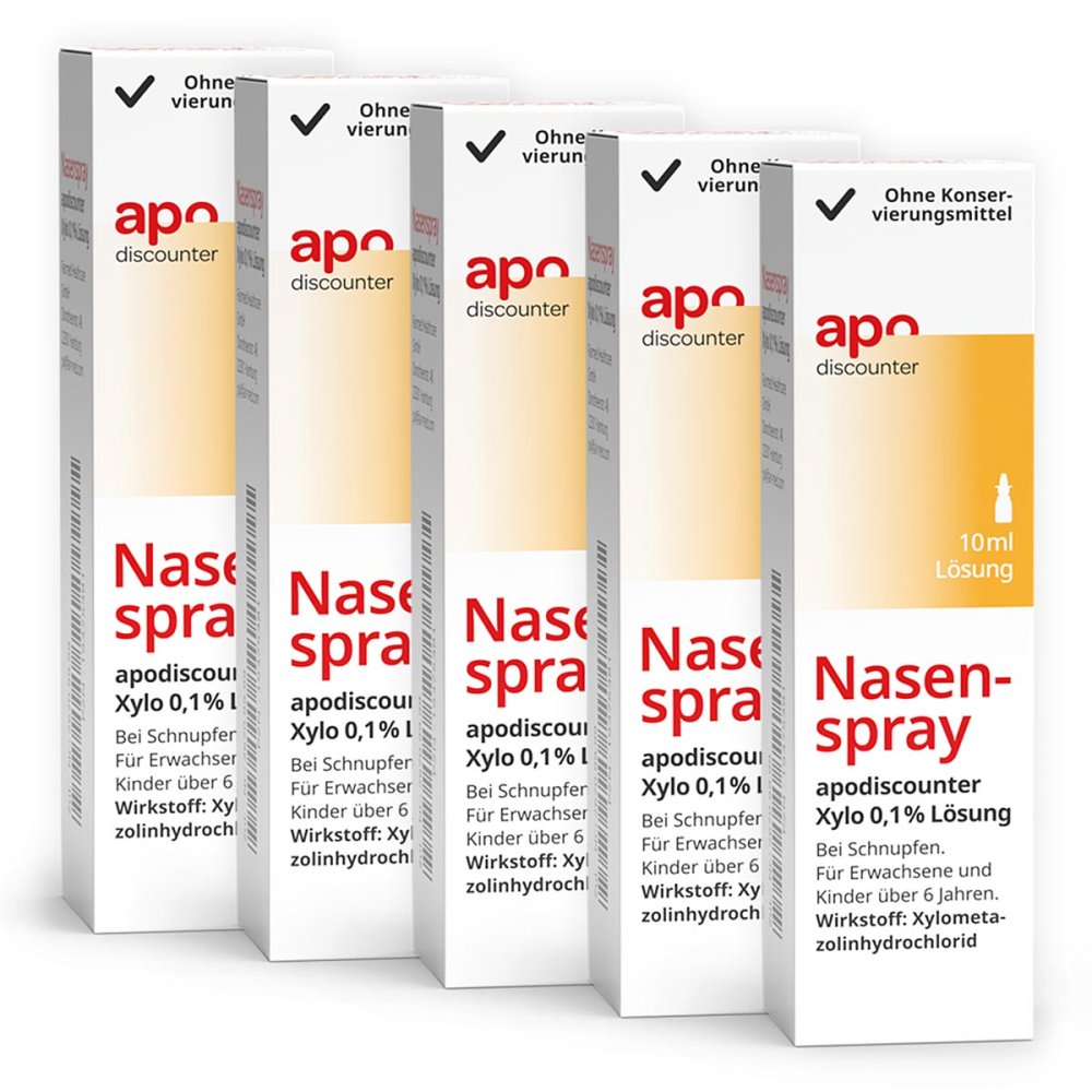 Fairmed Healthcare GmbH Nasenspray mit Xylometazolin 0,1 % von apodiscounter 08104038