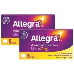 Allegra Allergietabletten Doppelpack 2X20 St