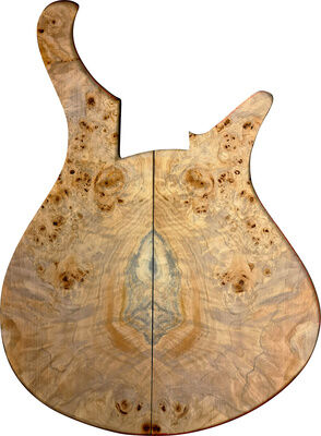 Franz Bassguitars Sirius DC FL 4 Poplar Premium naturel