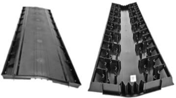 Lomanco 4 Foot Plastic Ridge With External Baffle Carton of 10