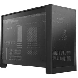 Montech Case micro ATX/Mini-ITX Black Mini Tower PC Ten TEN(B) (mATX, Mini-ITX), PC Gehäuse, Schwarz
