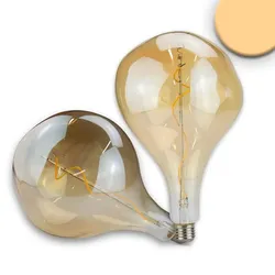ISOLED LED Deko-Filament VINTAGE LINE 165, E27, 4W 2200K 150lm 360°, CRi >95, dimmbar, Glas Amber ISO-114164