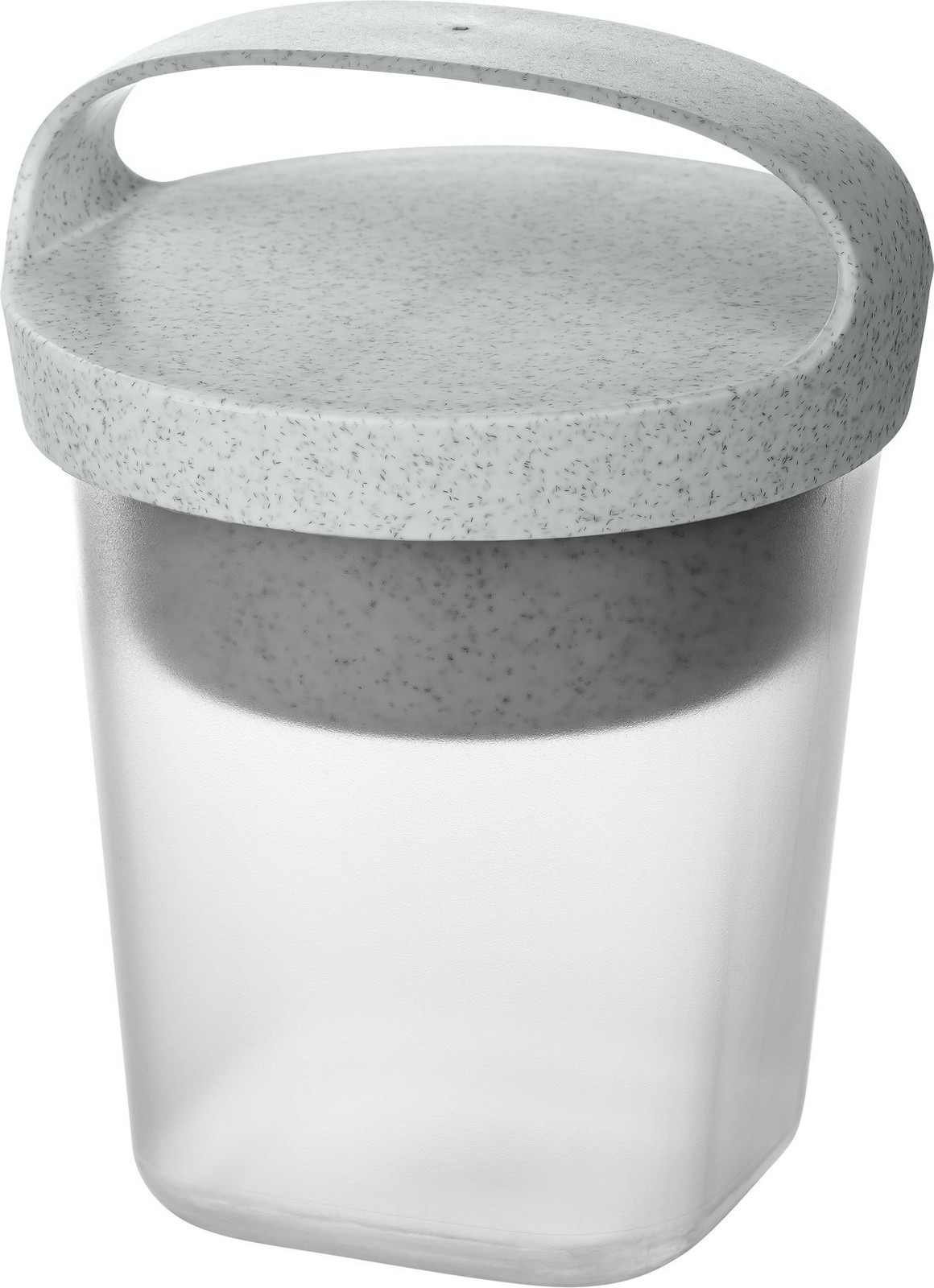 Koziol BUDDY lunchpot met deksel - 0,5 liter - biologisch grijs