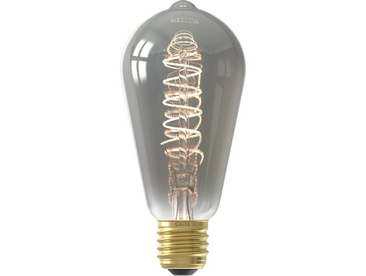 Calex Filament LED Lamp - E27 - Titanium - Lichtbron - 4W - Dimbaar