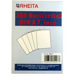 Rheita 200 Notizzettel DIN A7
