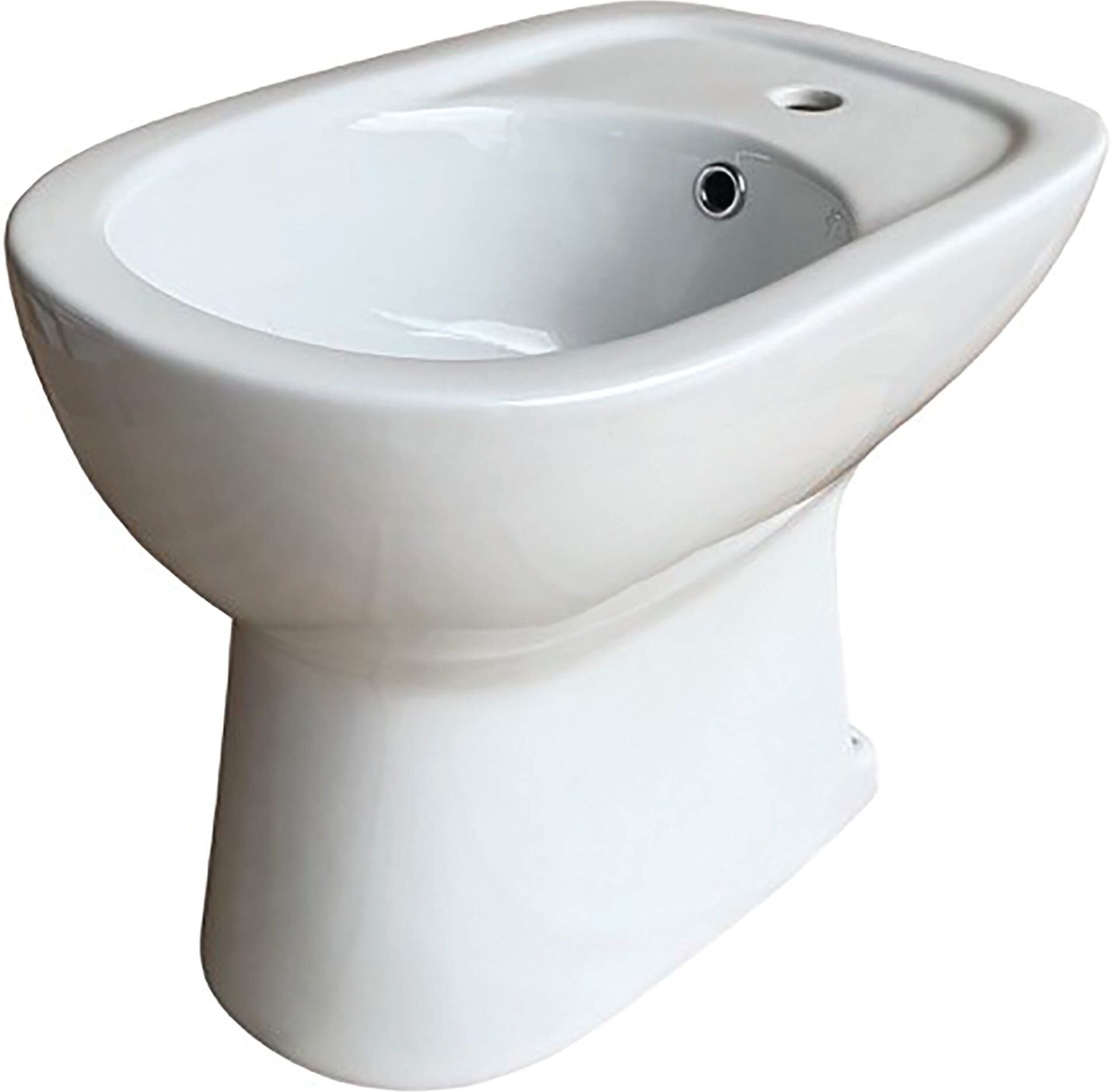 Tecnomat BIDET SERIE ASTRA A TERRA IN CERAMICA BIANCA