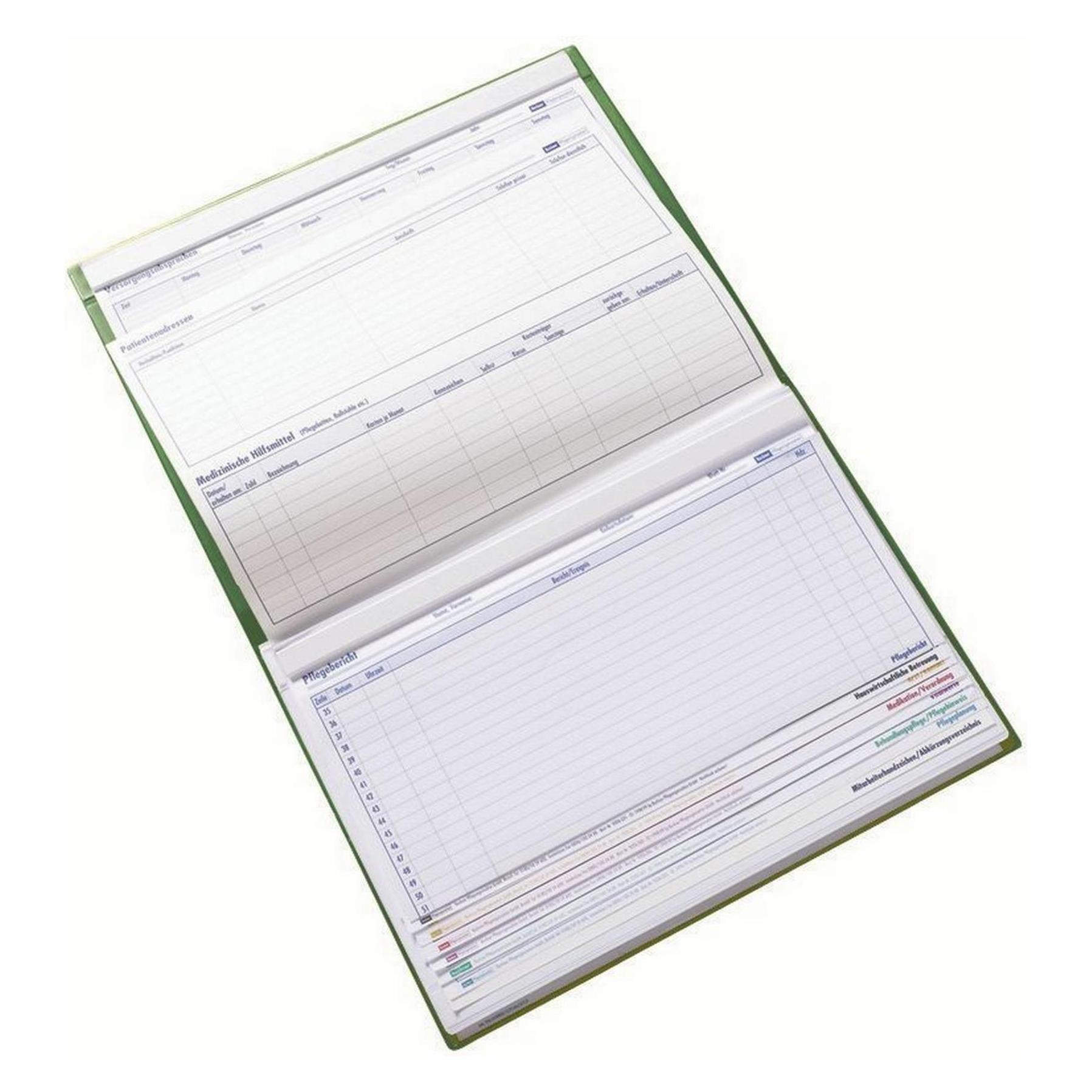 Boi Dokutech Patienten-Dokumentationsmappe Professional-Line DIN A4 quer grün (A4, 1x) (9208-00337)