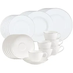 Villeroy & Boch, Geschirrset, Anmut Platinum No.1 Kombiservice (30 Stk.)