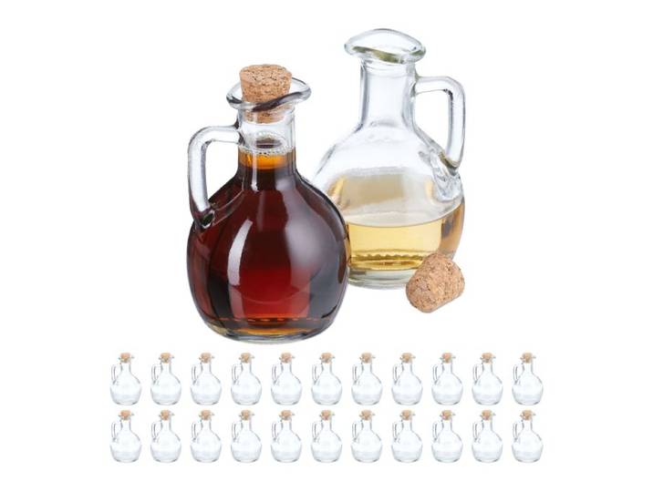 Relaxdays Flaschen zum Befüllen 24er Set 150 ml
