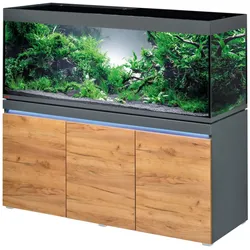 EHEIM incpiria 530 LED Aquarium mit Unterschrank graphit-natur