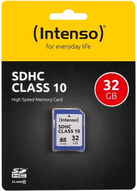 Intenso SDHC-Card 32GB 40MB/s Lesen 10MB/s Schreiben (3411480)